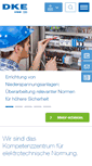 Mobile Screenshot of dke.de